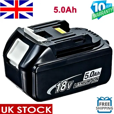 For Makita 18V Battery 5.0Ah BL1830 BL1840 BL1850 BL1860 LXT Li-ion Cordless UK • £17.89