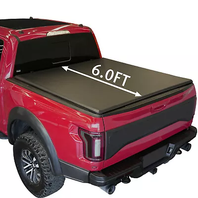 For 82-13 Mazda B-Series Ranger 6Ft Truck Bed Soft Vinyl Roll Up Tonneau Cover • $155.97