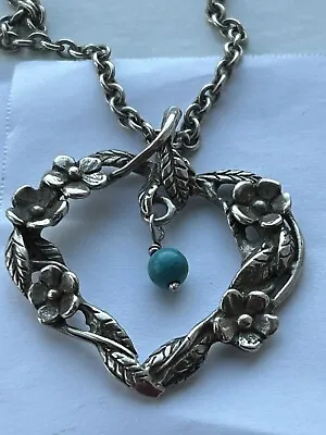 Sterling Silver TROLLBEADS FOUNDER SÖREN NIELSEN 38cm NECKLACE + PENDANT. Used • $378.98