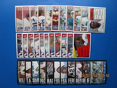 1983 84 & 85 Buffalo Bills Topps Complete Team Sets W/talley G. Bell Rc's • $9.99