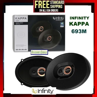 Infinity KAPPA 693M 6  X 9  6x9 Inch 3-Way Car Audio Speakers 360w Watts • $158.95