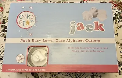 £24.99 • Buy Cake Star Sugarcraft Gumpaste Push Easy Icing Cutter Alphabet Letter Set 26 Pc