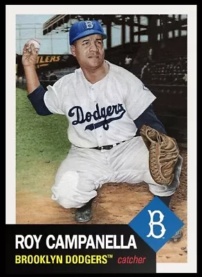 2024 Topps MLB® Living Set® # 713 ROY CAMPANELLA Brooklyn Dodgers HOF Pre-Sell • $5.25