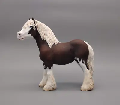 Custom Clydesdale Foal Resculpted To Mini Gypsy Vanner - 1:9 Traditional Breyer • $125