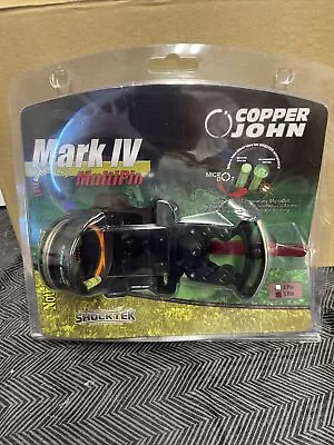 Copper John Mark IV Multi Pin Sight 5 Pin Non-Micro 019 Fiber  Black  Ships Free • $29.99