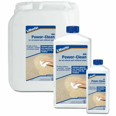 Lithofin MN Power Clean - Marble Natural And Engineered Stone Cleaner • £18.15