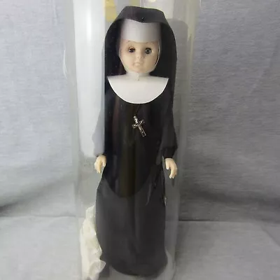 Vintage Genuine Nun Doll 16in With Nun Booklet Habit Rosary • $124.99