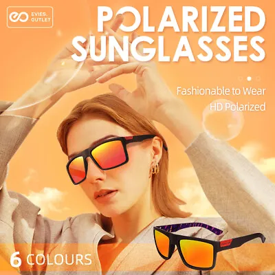 $8.95 • Buy Driving Sun Glasses UV400 Polarized Sunglasses Polarised Square Frame Sports Oz