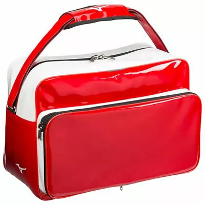 Mizuno JAPAN Football Volleyball Baseball Enamel Shoulder Bag 1FJD9023 Red • $70.75