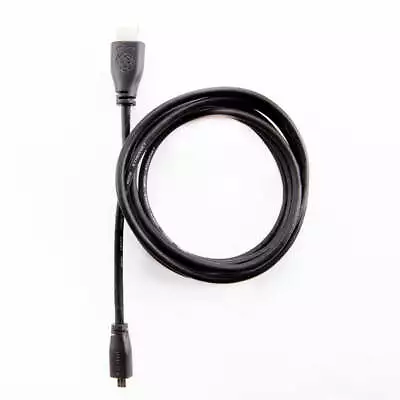 Official Raspberry PI 4 187-1378 Micro HDMI To HDMI 2M Black Cable • $8.49