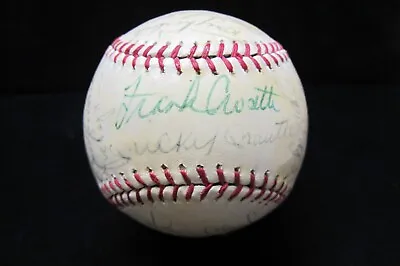 1965 New York Yankees Team Signed Baseball - Mantle Maris -  Not Authenticated • $299