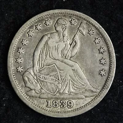 1839 Seated Liberty Silver Half Dime CHOICE XF E239 AFT • $154.87