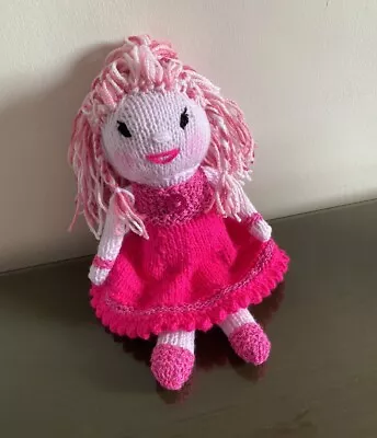 Hand Knitted Soft Toy Doll - Homemade - Beautiful And Well Made • £10