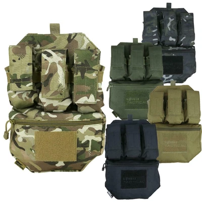 £19.99 • Buy Kombat Tactical Assault Panel Magazine & Scrote Pouch Molle Airsoft Kit