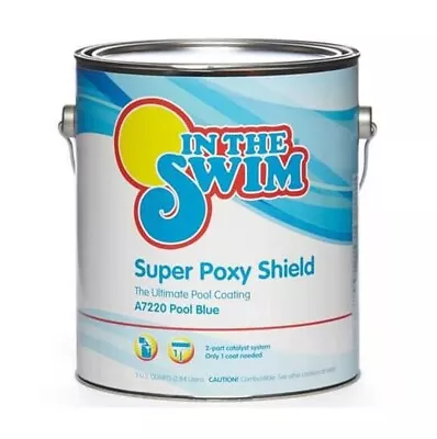 In The Swim Epoxy Pool Paint 5 Cans Of 1 Gallon Paint Color Is Blue • $375