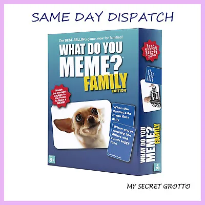 $45.95 • Buy What Do You Meme? Family Edition Game **brand New Party Game**
