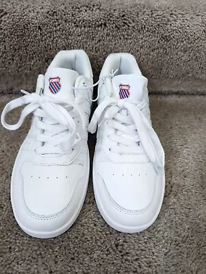 K-Swiss White Classic Sneakers (SIZE 7) *BRAND NEW • $30