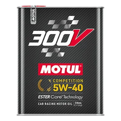 Motul 300V Competition 5W40 2 Liter 300V 2023 NEW Power 5W-40 110817 Race Oil • $38.99