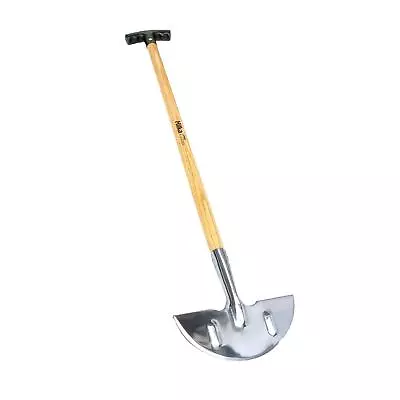 Edging Iron Mirror Polished Stainless Steel Head Hardwood Shaft Gardening Tool • £18.39