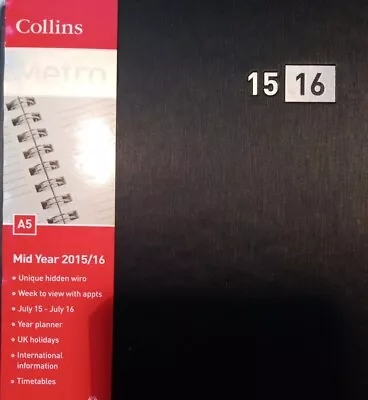 Collins Metro Academic 2015-16 Diary • £10