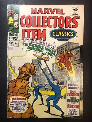 Marvel Collectors Item Classics Issue #13 1968 Comic Book NICE! Iron Man Hulk • $7.99