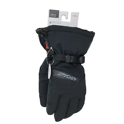 Spyder Crucial Gloves (2023) - Men’s New Black Size Large $99 Skiing Snow • $49.94