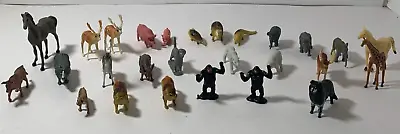 Lot Of 25+ Miniature Toy Plastic Animal Figures • $24.97