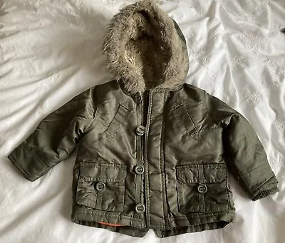 £14 • Buy John Lewis Baby 9-12 Months Boys Parka Winter Coat With Soft Lined Hood. New