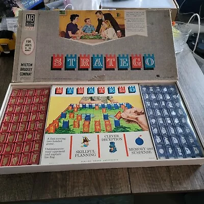 Vintage 1962 Milton Bradley Stratego Board Game • $7.99