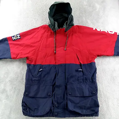 Vintage NAUTICA Jacket Mens M Windbreaker Coat Outdoors Sailing Rain Y2K  • $17.22