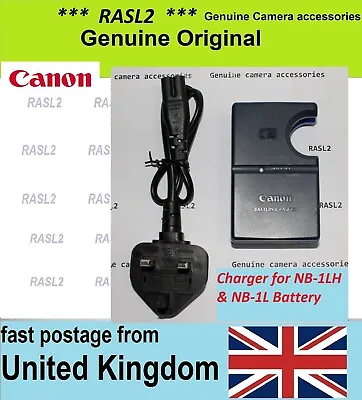 Genuine Canon Charger CB-2LSe For NB-1LH IXUS V VII V3 330400PC1037 PC1022 • £11.95