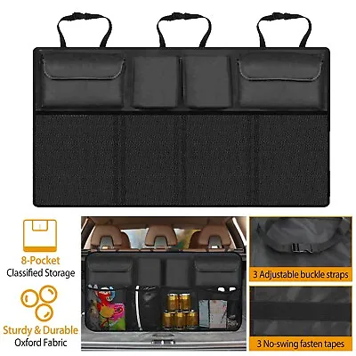 Car Trunk Organizer Car Back Seat Storage Box Bag Interior Accessories Multi-use • $19.01