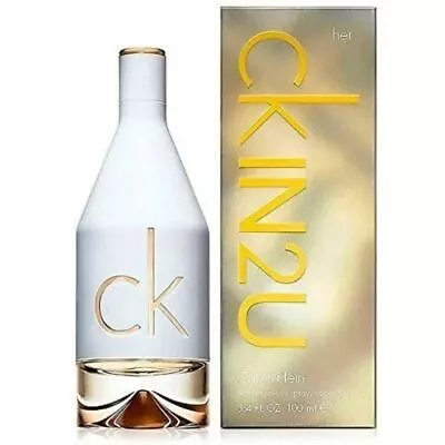 CK Calvin Klein In2U For Her Eau De Toilette Spray 100ml Perfume For Her • £18.90