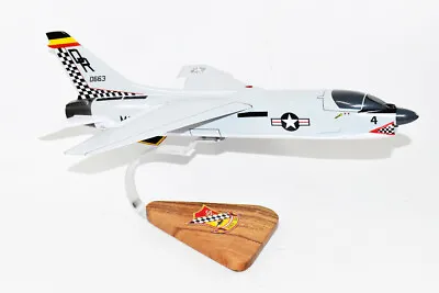 VMF-312 Checkerboards F-8 (1964) ModelVought F-8 Crusader18 Mahogany Scale • $359