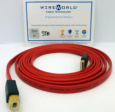 $79.99 • Buy WireWorld Starlight 7 USB Digital Audio 3 Meter A To B