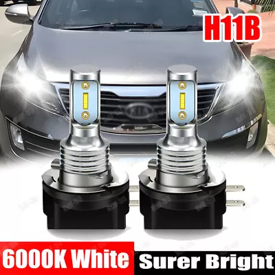 H11B 6000K WHITE LED Headlight Bulbs Low Beam For Kia Sportage 2011-2016 A • $16.99