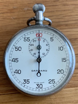 £35 • Buy Vintage Garrard Stopwatch All Functions Working Swiss Made