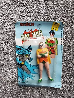 1974 Vintage ROBIN Batman DC Comics CHEMTOY PVC Action Figure 4  Hong Kong • $99.99