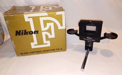 $79.99 • Buy Nikon F Slide Copying Adapter PS-4 For PB-4 Bellows Unit MINT In Box
