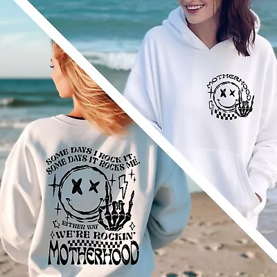 Motherhood Skeleton Sweatshirt Hoodie For Mom Mothers Day Gift New Mama Sweat • $26.99