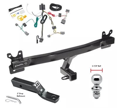 Trailer Tow Hitch For 08-16 Volvo XC70 Complete Package W/ Wiring & 1-7/8  Ball • $314.71