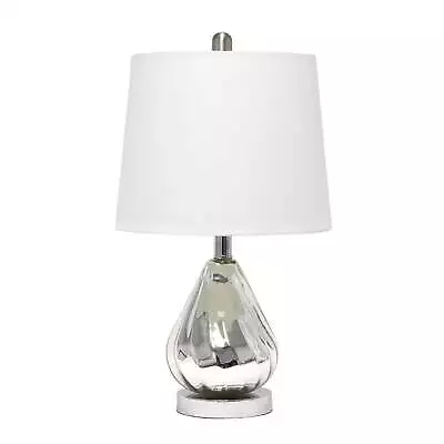 Modern Ripple Table Lamp With Shade - White • $29.99