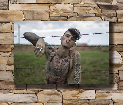 367467 Hot Machine Gun Kelly MGK Bad Boy Hip Hop Rapper Art Print Poster • $13.95