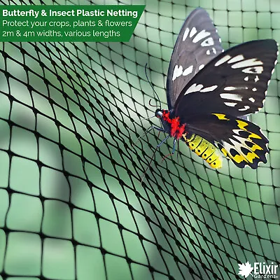 Butterfly / Insect Fruit Cage Plastic Netting | Plant Protection Cover | 2m & 4m • £12.29