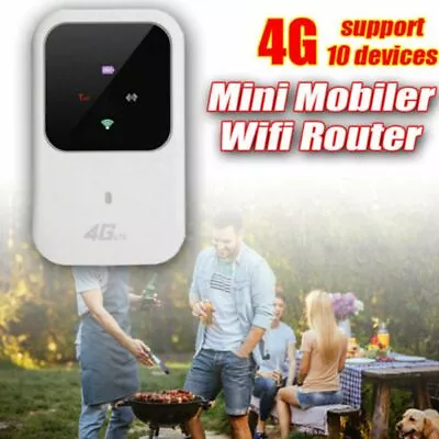 Unlocked Home MiFi Hotspot Mobile Broadband WiFi Wireless Router 4G-LTE Adapter • £15.01