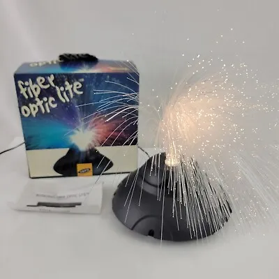 Vintage Retro Fiber Optic Lite FXAttitude Lighting Light Rotating UFO Lamp 41221 • $49.95