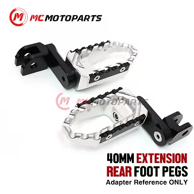 TRC 40mm Lowering Wide Rear Foot Pegs For Suzuki DL 1000 V-Strom 2007-2012 • $64.65