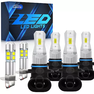 6x 6000K White LED Headlight Kit + Fog Light Bulbs For Toyota Sienna 2004 2005 • $39.99