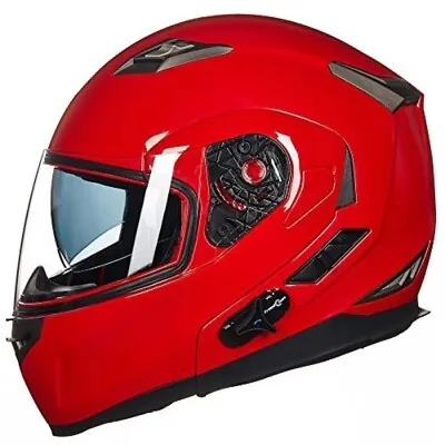 ILM 953 Bluetooth Modular Motorcycle Helmet Shield Group Intercom Red XL - NEW • $179.99