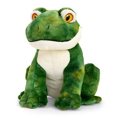 Frog Plush Toy - 100% Recycled Soft Toy Teddy - Keel Keeleco  • £10.95